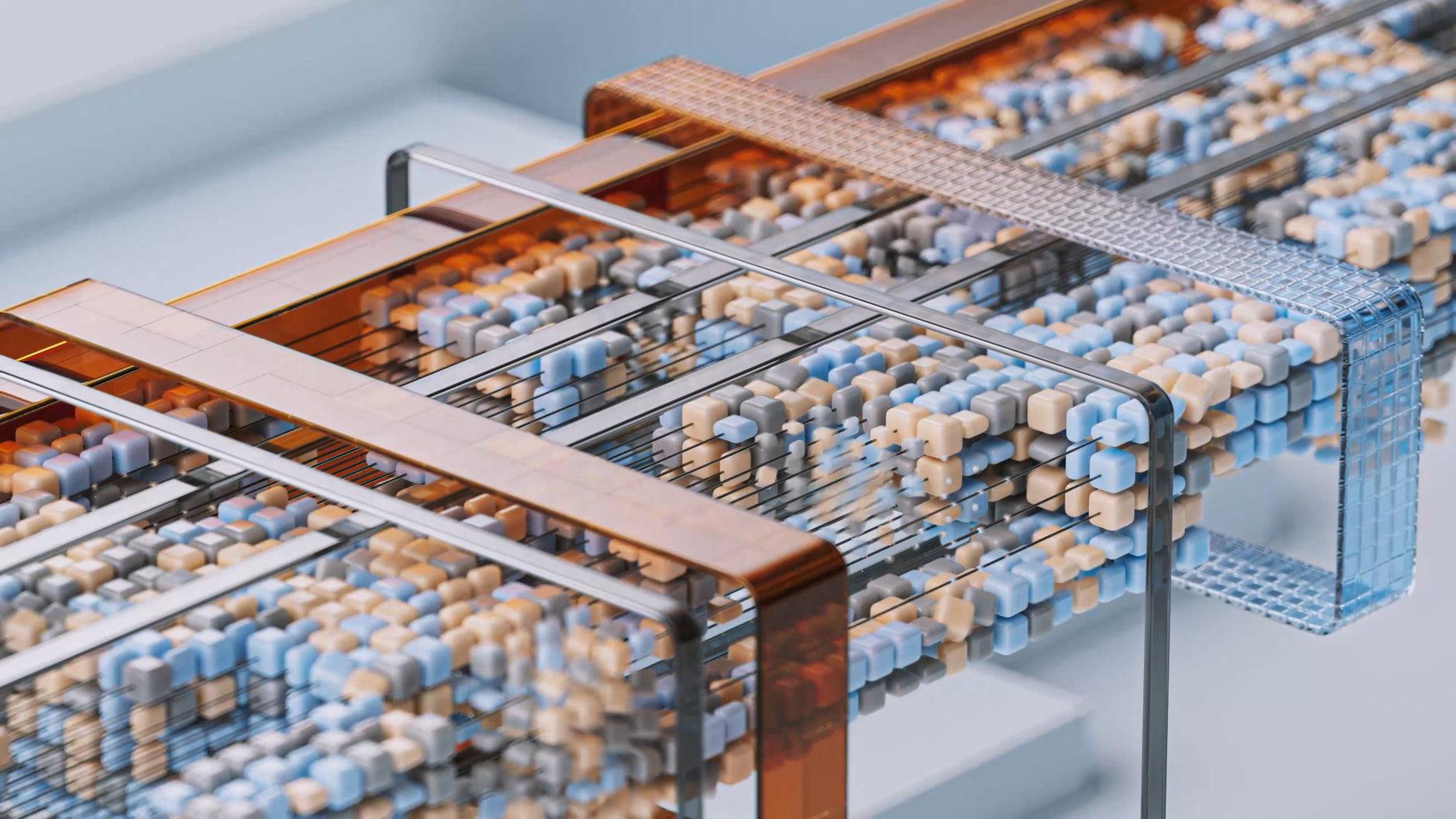 AI supercomputing servers and cloud processing rack